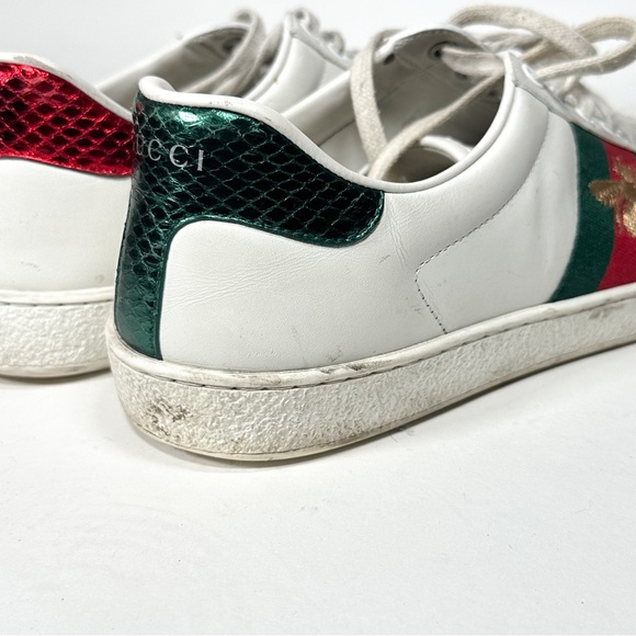 AUTHENTIC GUCCI MEN'S ACE EMBROIDERED SNEAKER - Picture 5 of 7
